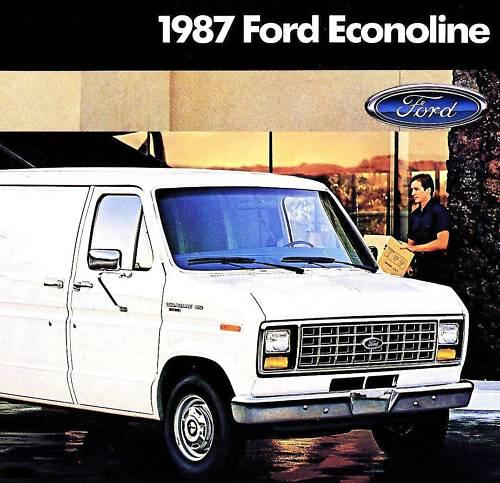 1987 ford econoline van brochure-e150-e250-e350