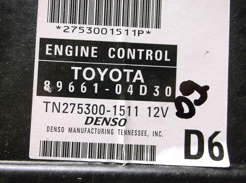 2008..08 toyota tacoma. engine control module..ecu..ecm..pcm