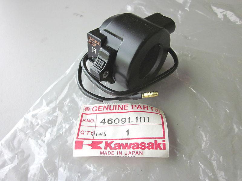 Kawasaki ar 50 80 125 r.h. light switch 46091-1111 nos