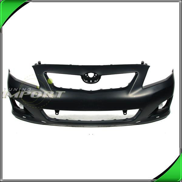 09-10 can/usa built corolla s xrs plastic primerd spoiler front bumper cover new