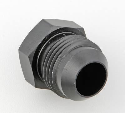 Summit 220030b an plug hex head flare plug -10 an aluminum black anodized each