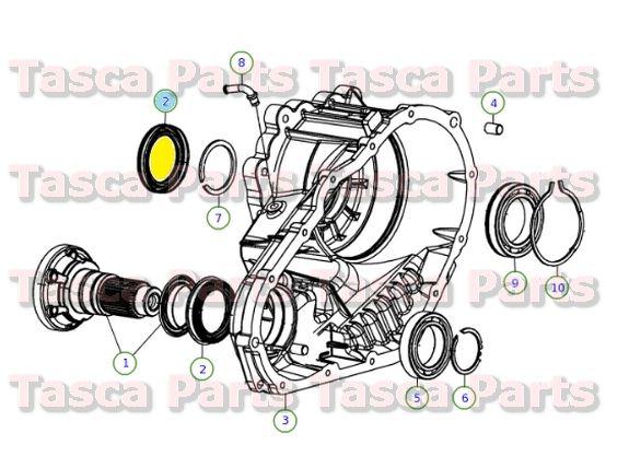 Oem output shaft seal jeep grand cherokee commander liberty dodge ntiro durango