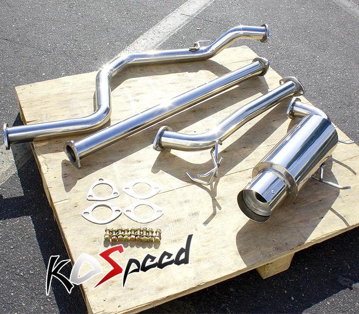 Stainless ss catback cat back exhaust system 90-93 acura integra da5-da9 db1-db2