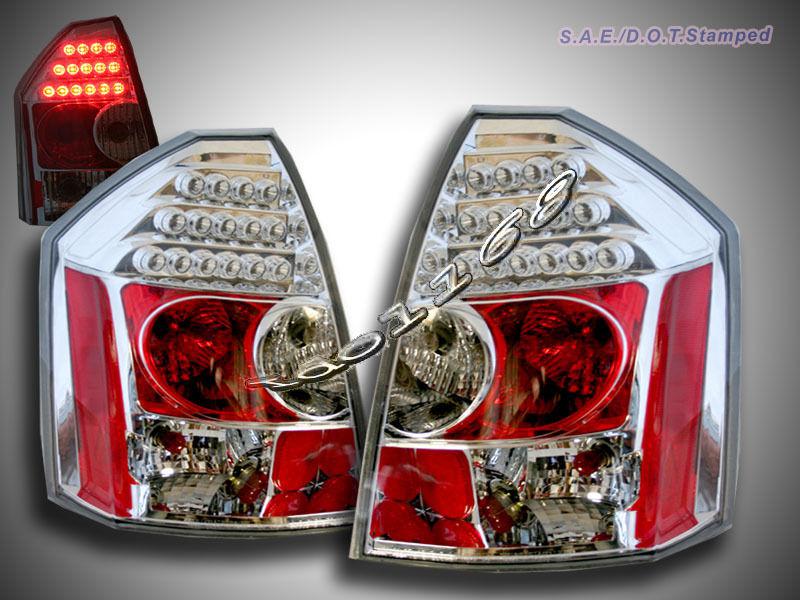 2005-2007 chrysler 300-c 300c srt-8 led tail lights rear lamps sedan 4-door