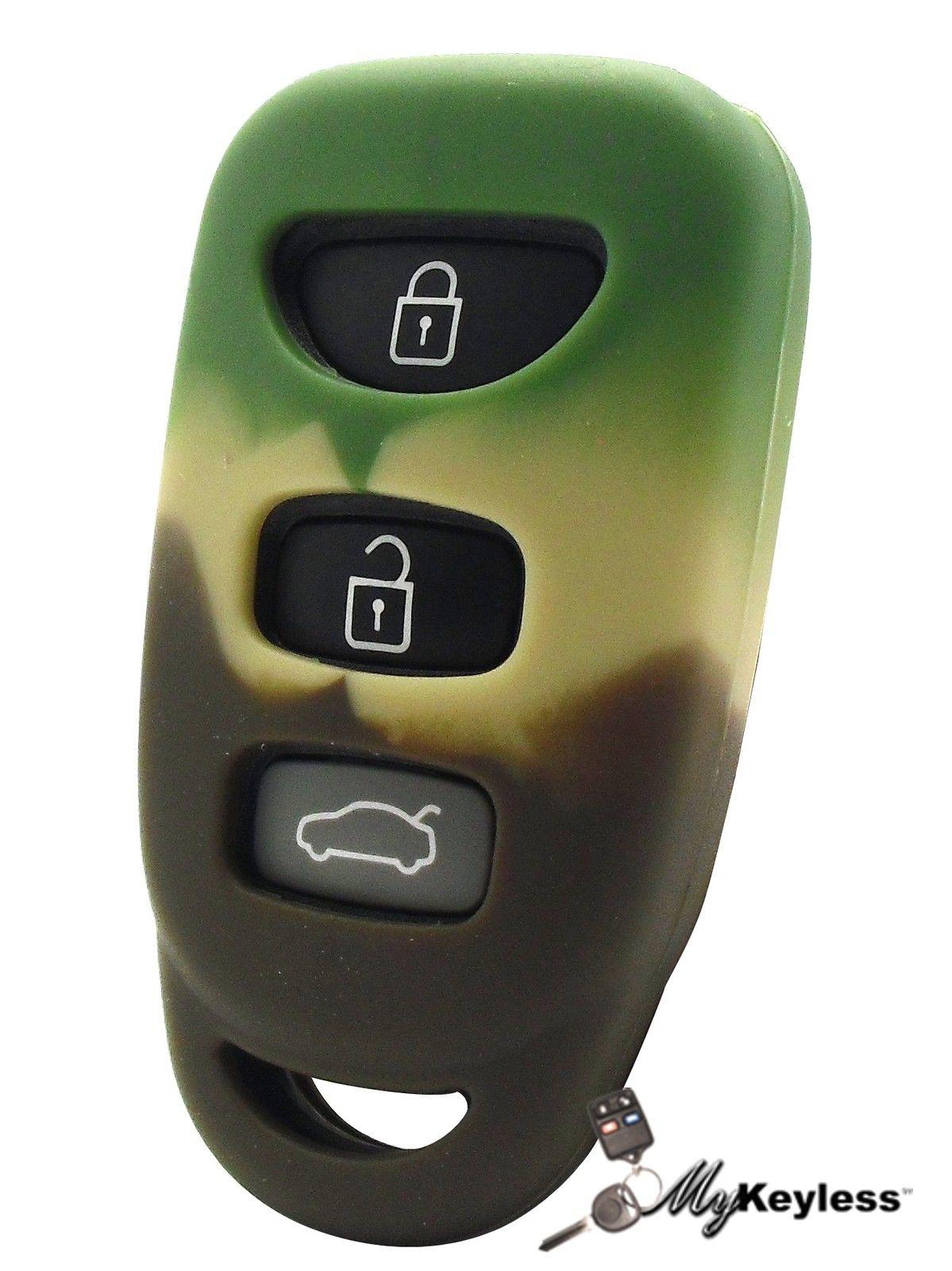 New kia replacement keyless entry car remote keyfob key fob + protective jacket