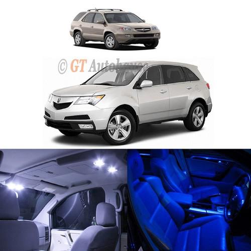 2001 - 2006 acura mdx suv 11x-light led smd full interior lights package