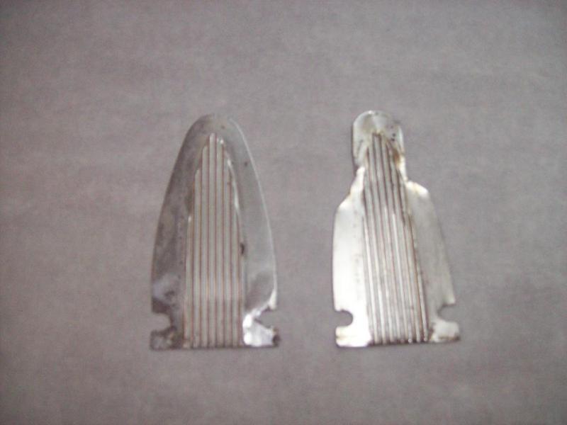  1958 chevy impala front fender inserts left and right