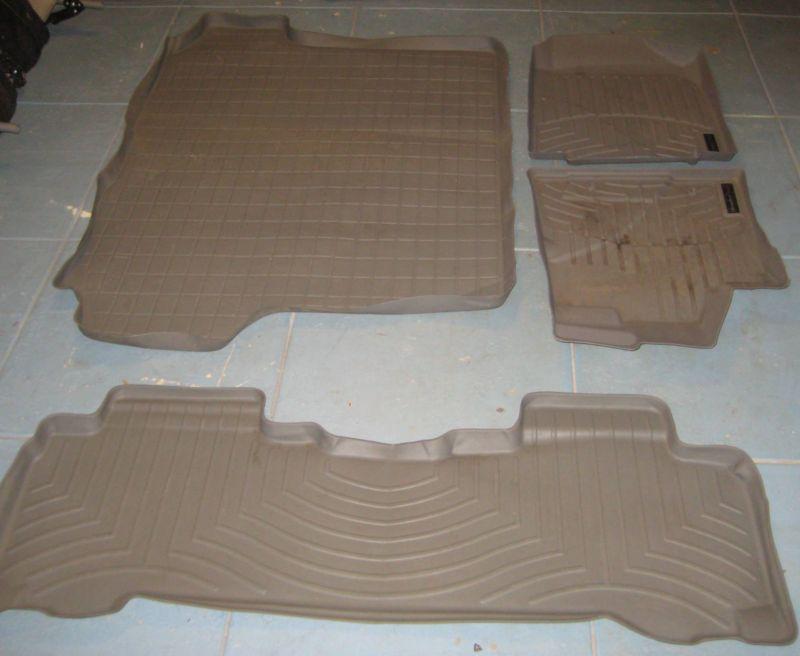 2006 + weathertech honda pilot grey 4 floor mats cargo liner 460591 460222 40182