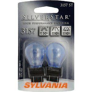 Sylvania silverstar 3157 st 3157st bulb set (2)  sealed