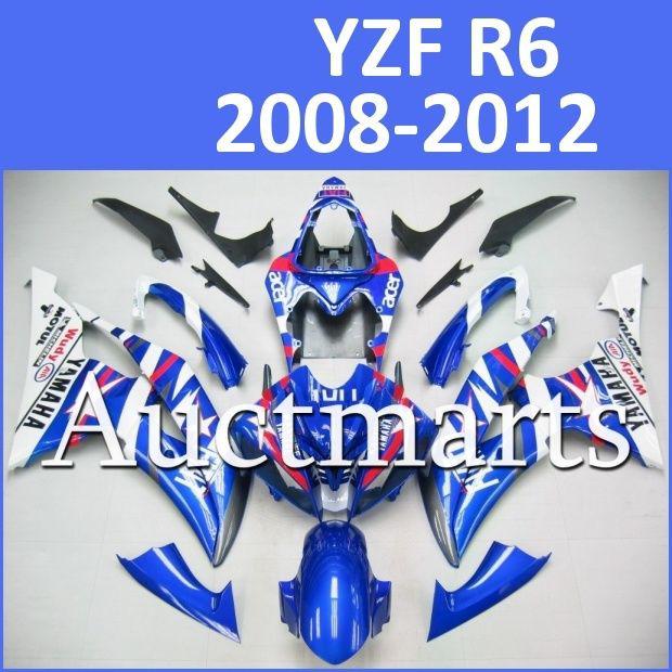 Fit yamaha yzf r6 08 09 10 11 12 yzfr6 2008 2009 2010 2011 2012 fairing d11 i11