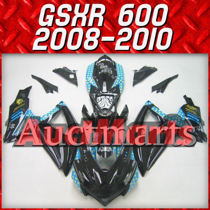 Fit suzuki 08 09 10 gsxr 750 gsxr 600 gsx-r 2008 2009 2010 fairing k8 c10 j49