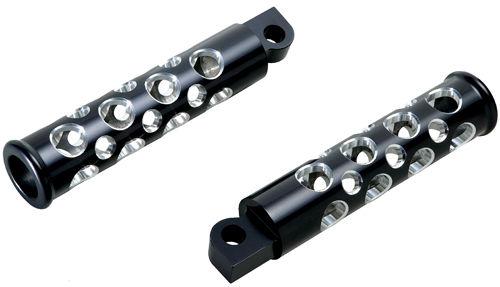 Yamaha battistini round black footpegs front