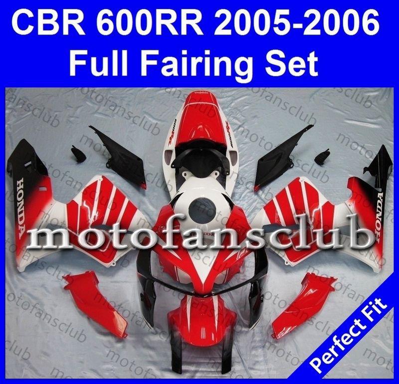 Fit honda cbr600rr 05 06 cbr 600 rr 2005 2006 fairing kit bodywork #67 c