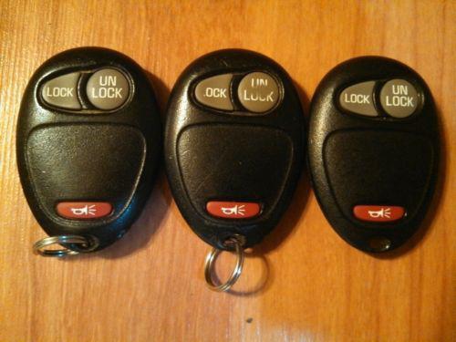 Lot(3) delphi keyless entry remote key fob *10335582-88*  *l2c0007t*