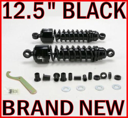 12.5" black progressive 412 standard duty shocks pair 06-2014 harley touring flh