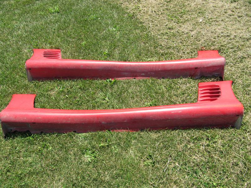 91-98 mitsubishi 3000gt left-right side skirt rocker molding oem pair body kit