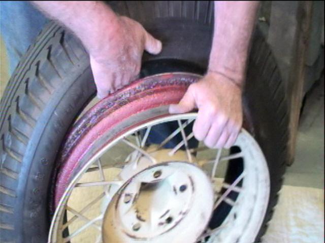 Dvd video model a ford mounting a tire & innertube