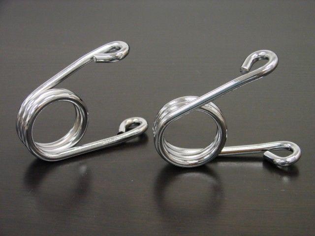 2" chrome torsion type solo seat springs for harley chopper bobber xs old school