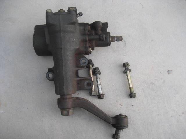 89-95 toyota 4runner pickup 4wd v6 power steering gear box pitman arm 4x4