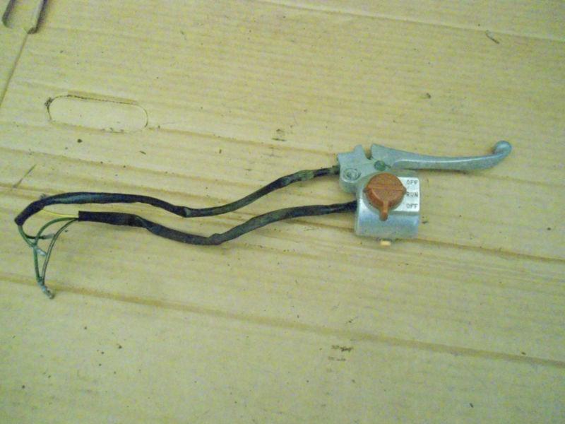 1986 honda spree nq50 nq 50 kill run on off start switch brake lever perch