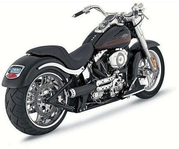 Vance & hines rsd tracker 2-to-1 for harley/for harley softail 07-10