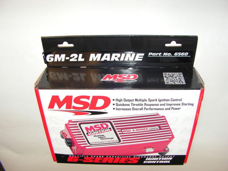 Msd 6560 - 6m-2l marine ignition with rev limiter -  no reserve free shipping