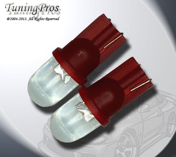 2pcs of t10 wedge led license plate 1 red light bulbs one pair 194na 2825 161