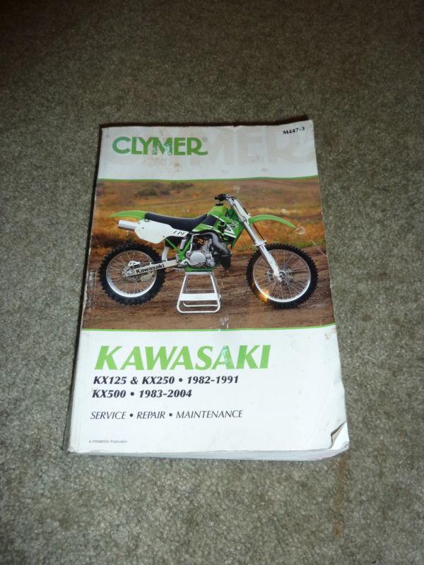 Kawasaki kx 125/25 1982-1991, kx500 1983-2004 repair manual