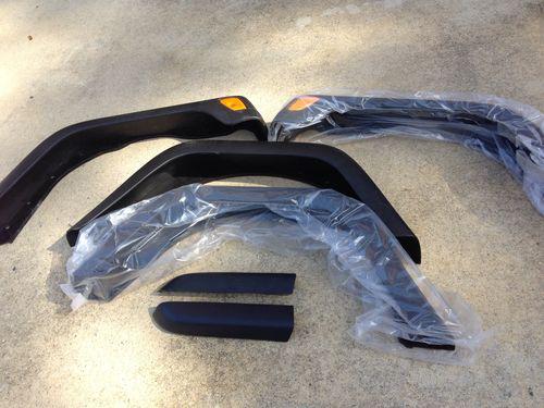 Fender flares, 97-06 jeep wrangler tj extra wide flare set