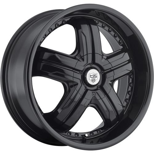 20x8.5 black tis 533b wheels 5x4.5 5x4.75 +18 jeep cherokee liberty wrangler