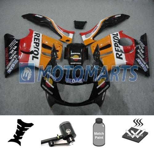 Bundle fairing w/ brake fluid reservoir oil pot for honda cbr600 f3 1995 1996 aa