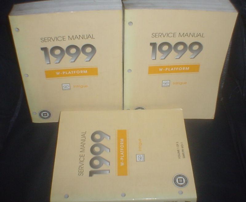 1999 oldsmobile intrigue shop/service manual set/3 veryniceconditionmodestprice