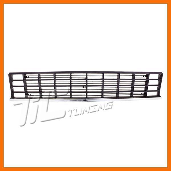 81 chevy citation front grille new gm1200186 chrome molding paint black bar grid