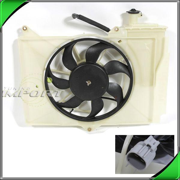 New 00-05 toyota echo scion xa xb single radiator a/c fan shroud replacement