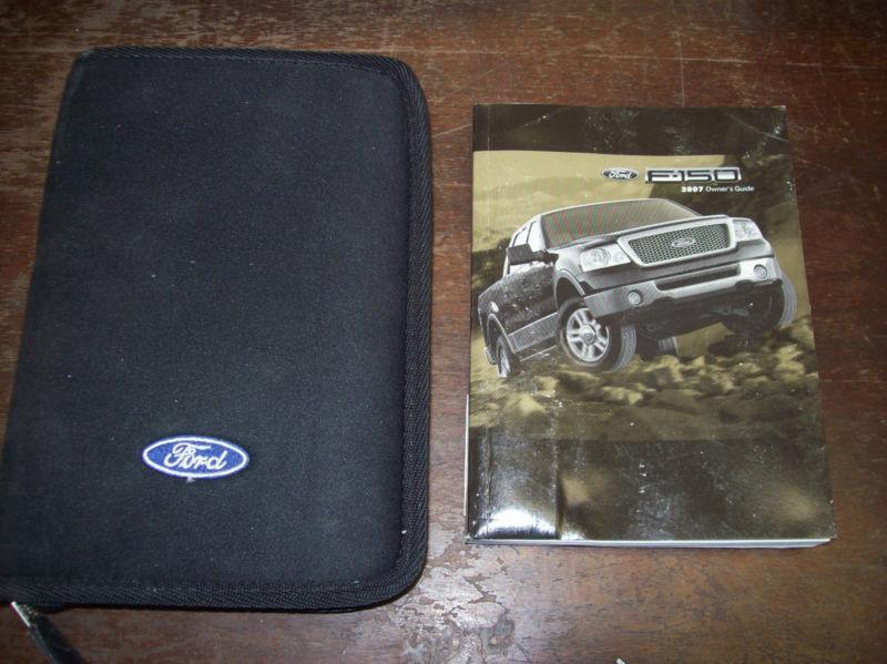 2007 ford f150 owners manual  in factory oem case