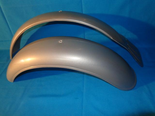 Metallic plastic fender set for trial motorcycles bultaco, montesa, ossa, swm, .