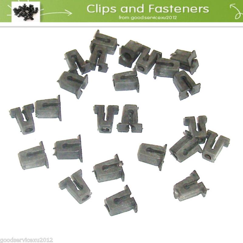 25 pcs vw audi 811-807-577-c m4.8mm #10 screw grommet nylon clip nut retainer