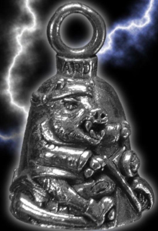 Wild hog biker pewter motorcycle guardian bell spirit - new