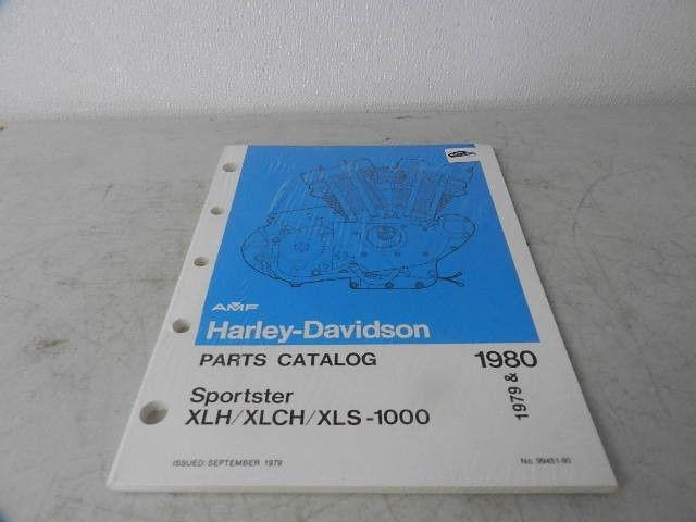 Nos oem 79/80 harley xlh xlch xls-1000 sportster parts catalog manual 99451-80