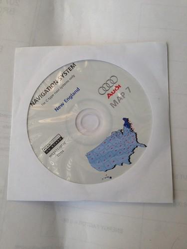 Audi navigation c type navi map 7 new england navtech cd