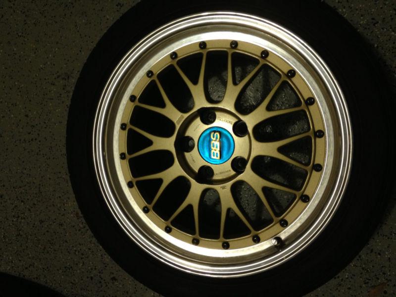 Bbs lm 17x8 +40 17x9 +42 gold