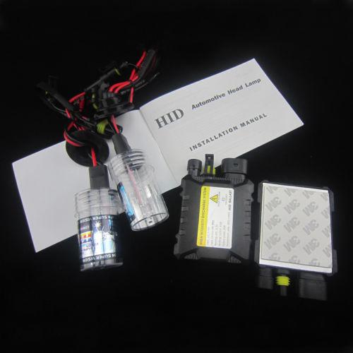 55w 12v new xenon hid light h1 6000k car headlight kit slim ballast lamp fj17dn