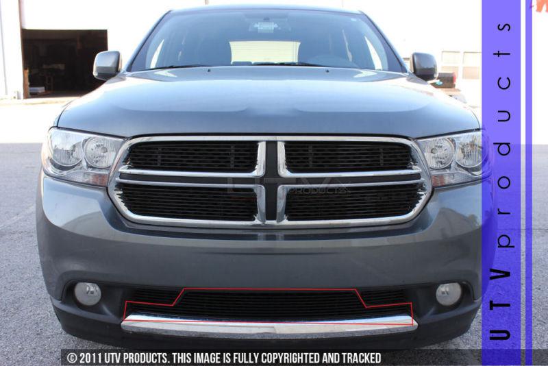 2011 2012 2013 dodge durango 1pc bumper black billet grille kit custom 11 12 13