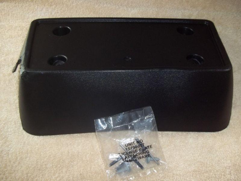 2007-2012 chevrolet silverado front license plate mounting bracket w/ hardware