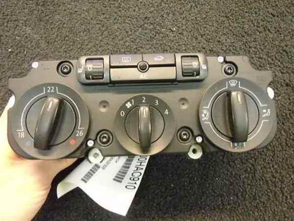 06-09 volkswagen rabbit golf oem heater ac controls