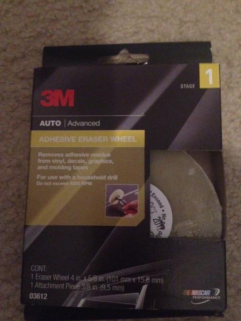 New 3m auto advanced adhesive eraser wheel stage 1 - #03612