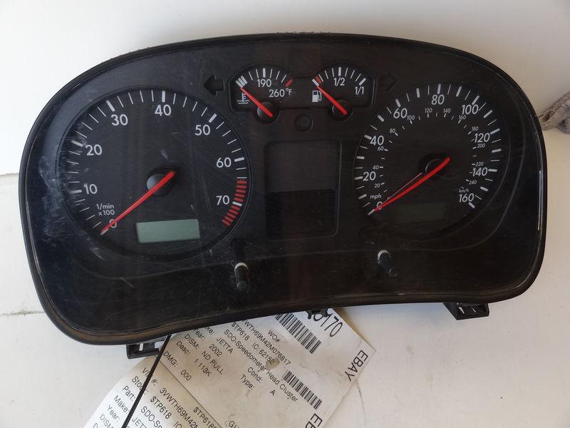 01 02 03 vw jetta speedometer 113,000 miles