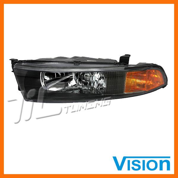 02-03 mitsubishi galant de es gtz ls driver left l/h head light lamp assembly