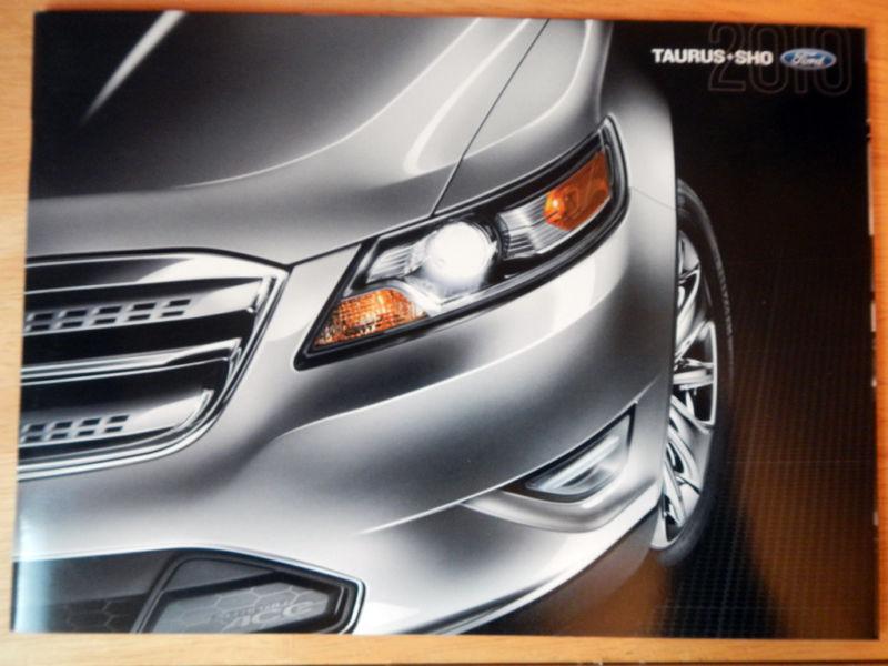 Brand new 2010 ford taurus + sho literature brochure catalog