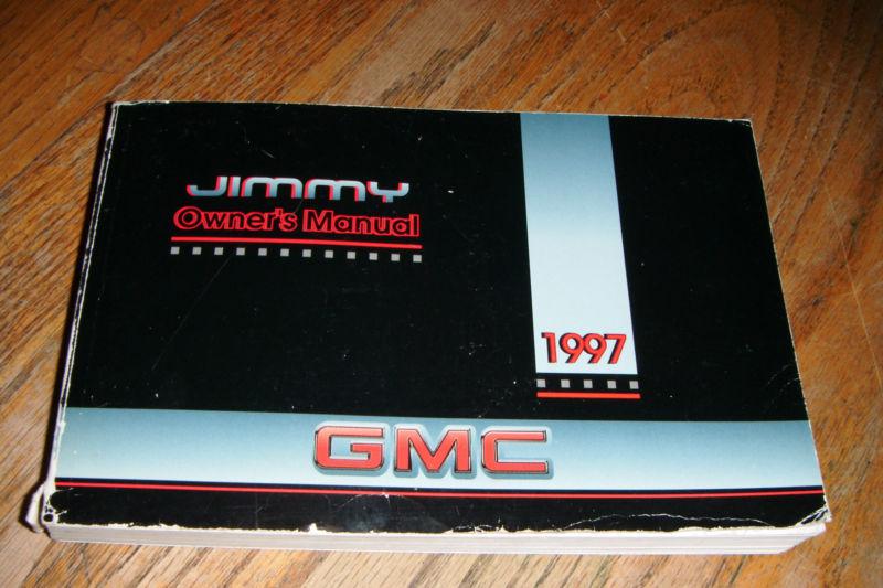 1997 gmc jimmy owner's manual 